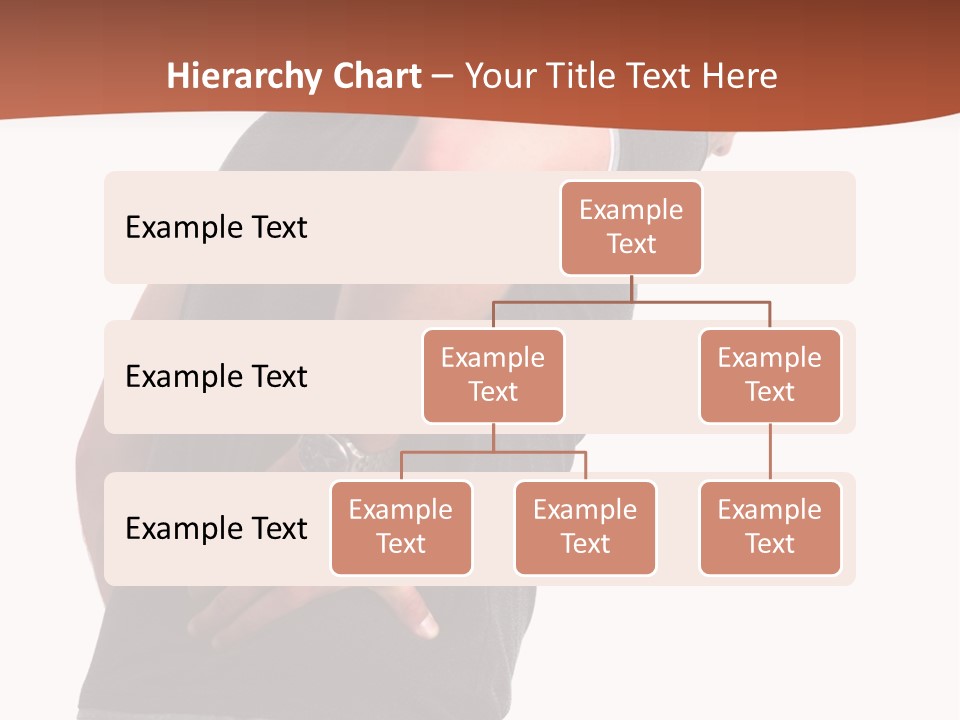 Caucasian Young Backbone PowerPoint Template