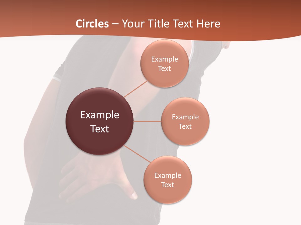 Caucasian Young Backbone PowerPoint Template