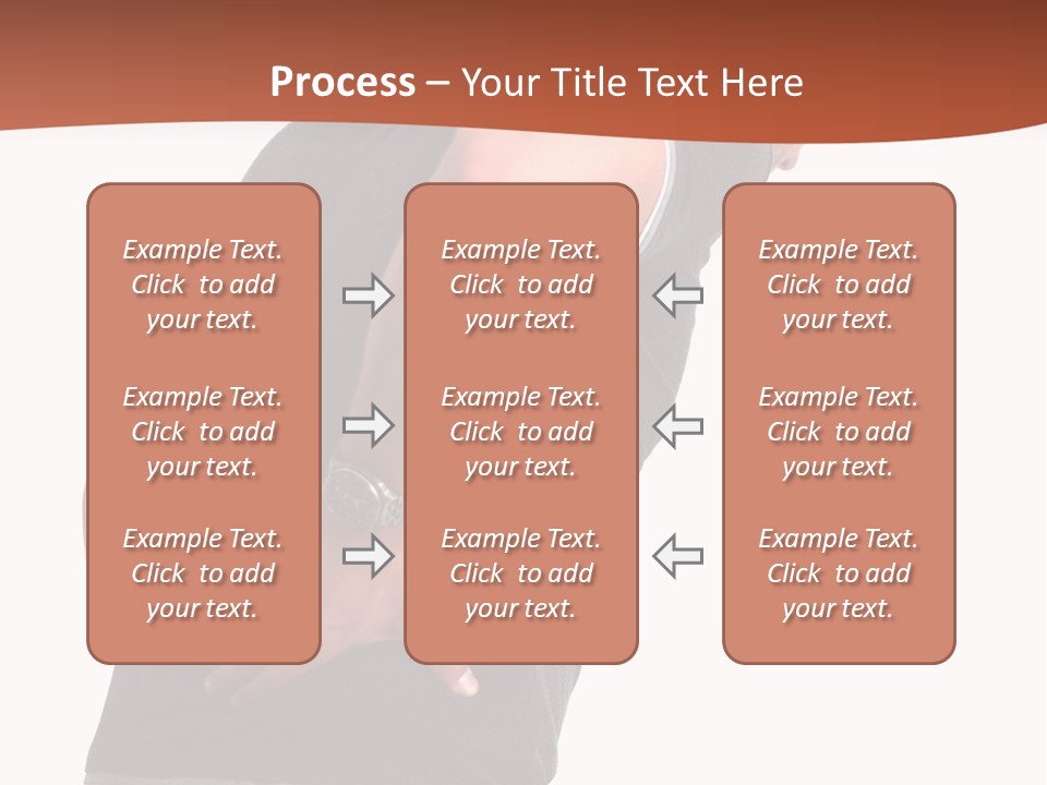 Caucasian Young Backbone PowerPoint Template