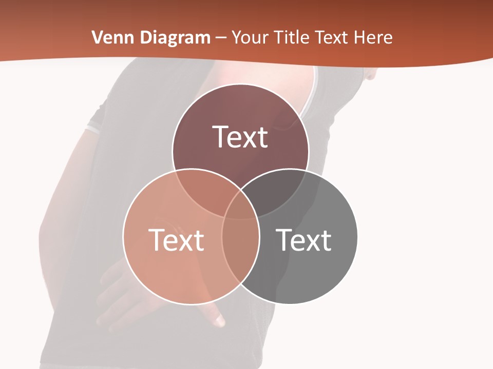 Caucasian Young Backbone PowerPoint Template