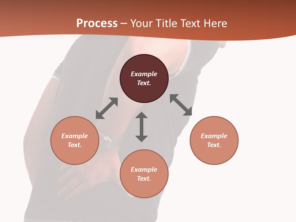 Caucasian Young Backbone PowerPoint Template