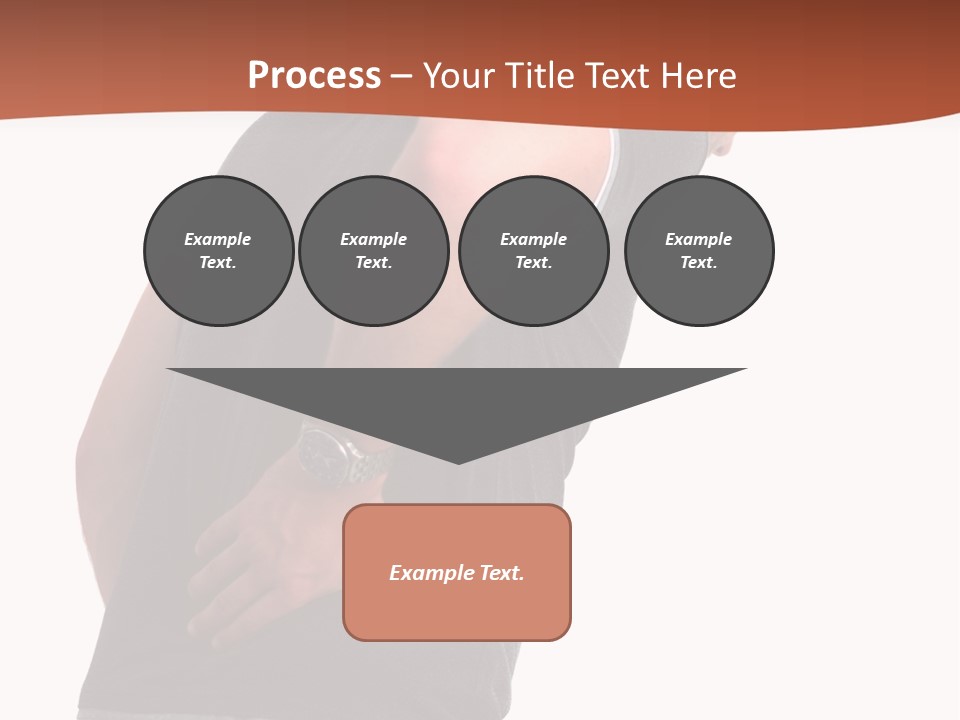Caucasian Young Backbone PowerPoint Template