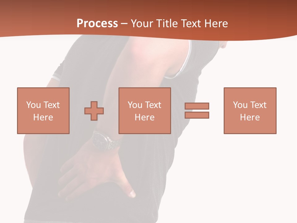 Caucasian Young Backbone PowerPoint Template