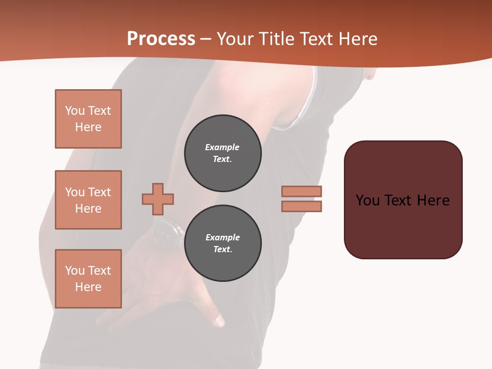 Caucasian Young Backbone PowerPoint Template
