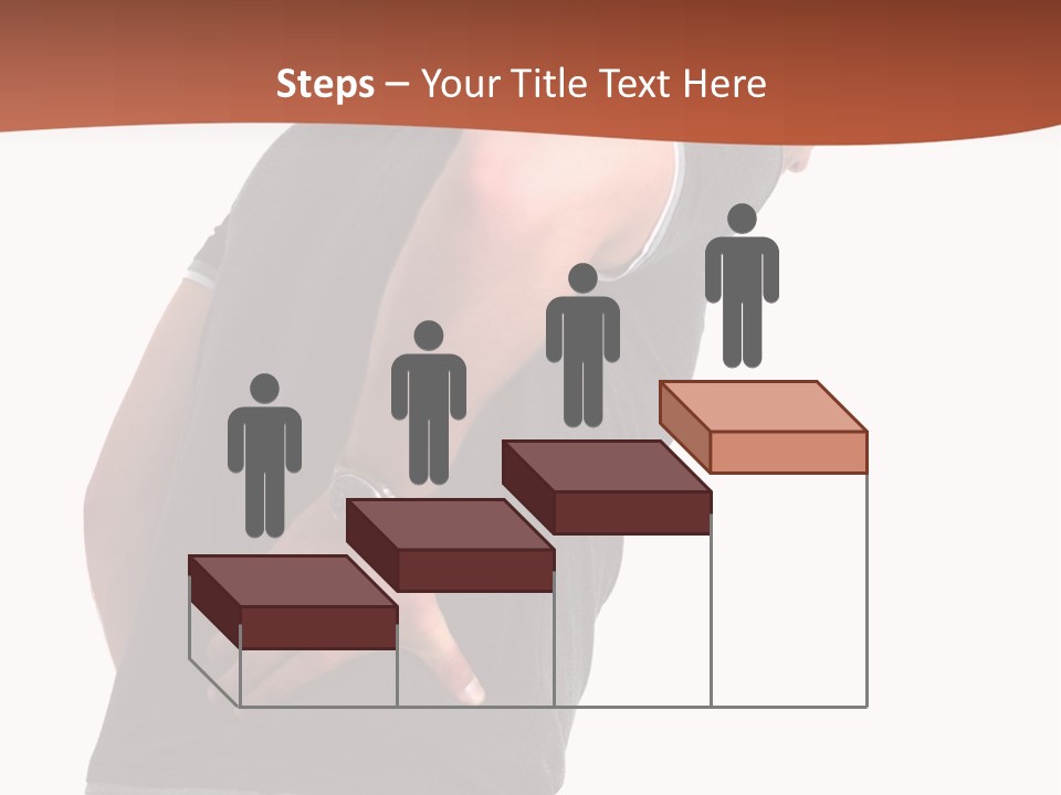 Caucasian Young Backbone PowerPoint Template