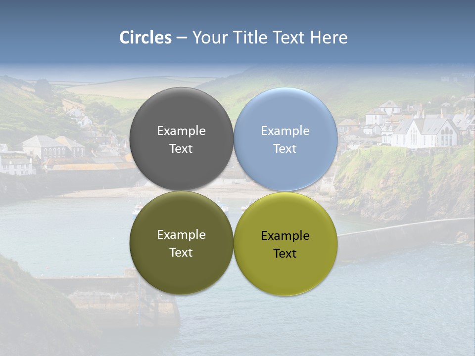 England Coastline Cornwall PowerPoint Template