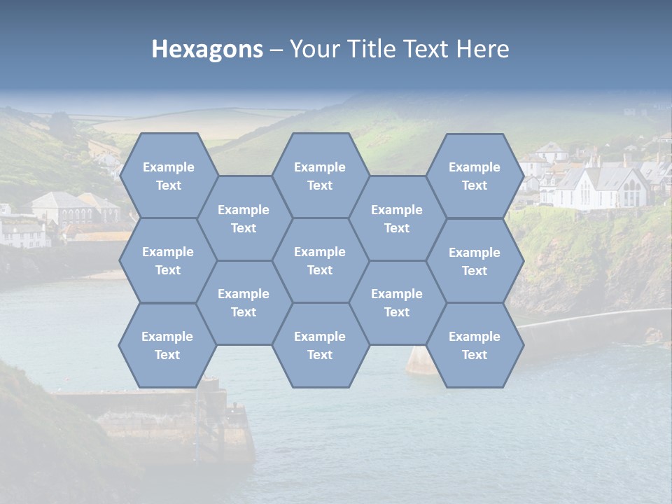 England Coastline Cornwall PowerPoint Template