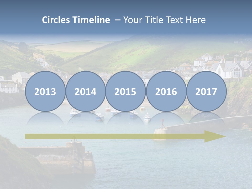 England Coastline Cornwall PowerPoint Template