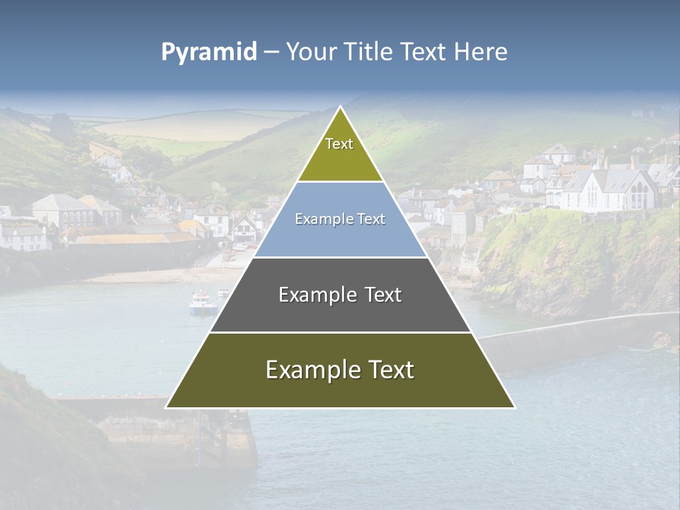 England Coastline Cornwall PowerPoint Template