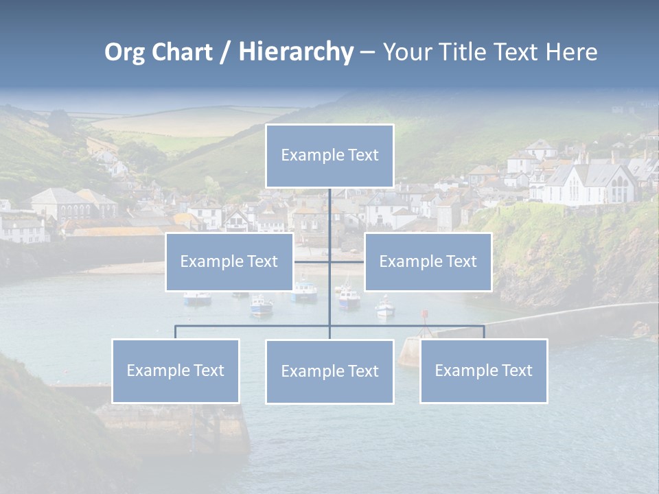 England Coastline Cornwall PowerPoint Template