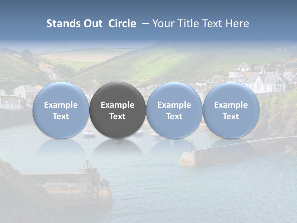 England Coastline Cornwall PowerPoint Template