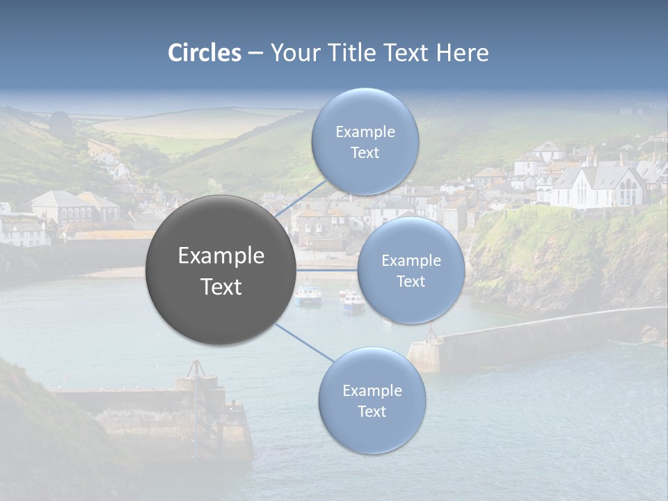 England Coastline Cornwall PowerPoint Template