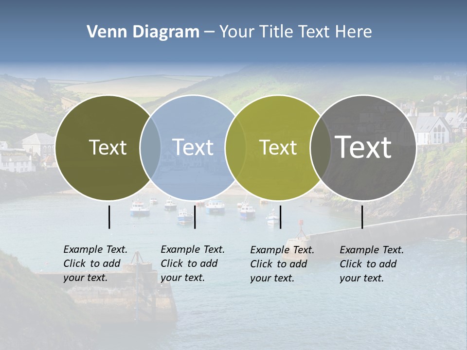 England Coastline Cornwall PowerPoint Template