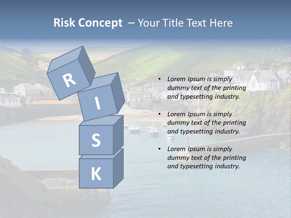 England Coastline Cornwall PowerPoint Template