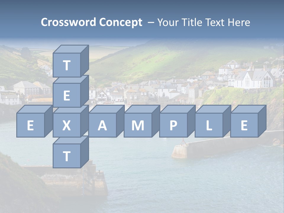 England Coastline Cornwall PowerPoint Template