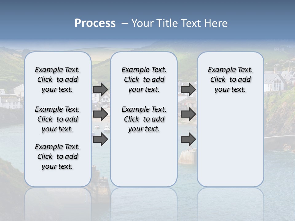 England Coastline Cornwall PowerPoint Template