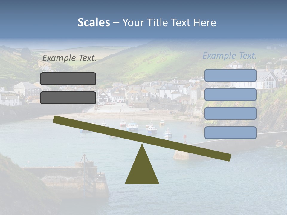England Coastline Cornwall PowerPoint Template