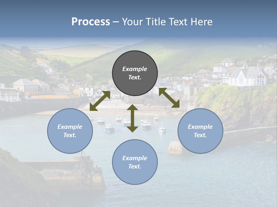 England Coastline Cornwall PowerPoint Template
