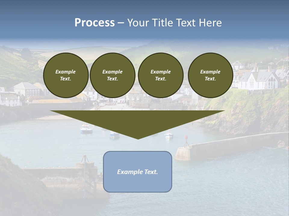 England Coastline Cornwall PowerPoint Template