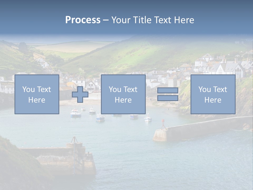 England Coastline Cornwall PowerPoint Template