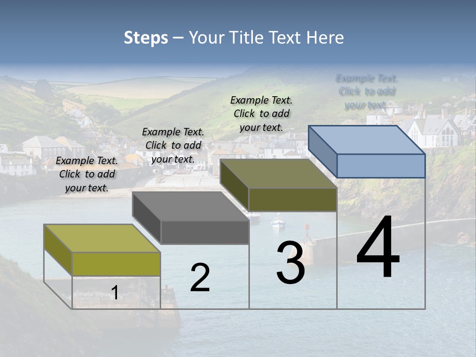 England Coastline Cornwall PowerPoint Template