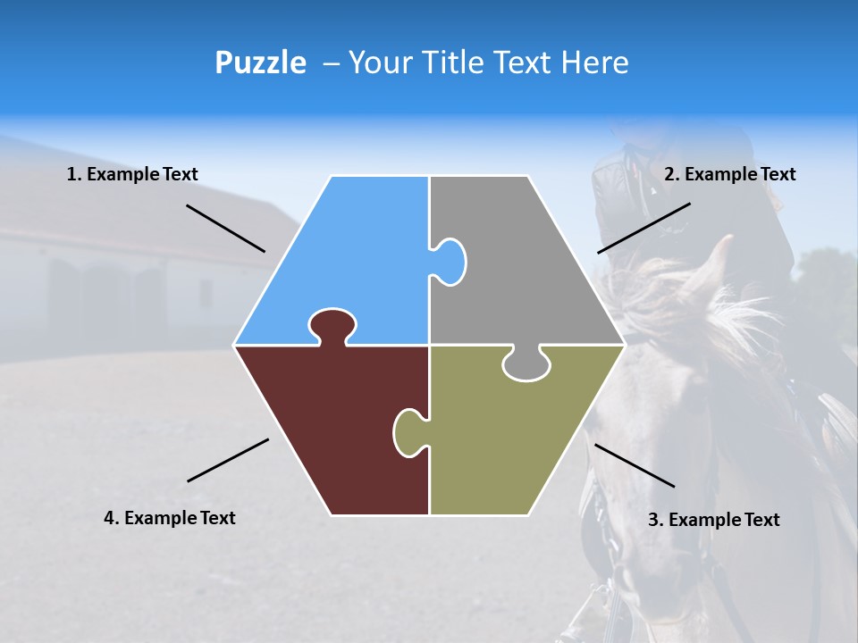 Sport Stallion Kid PowerPoint Template