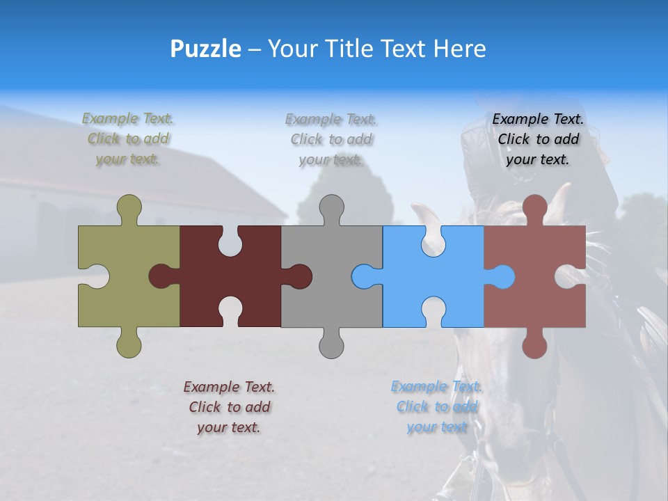 Sport Stallion Kid PowerPoint Template