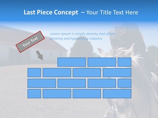 Sport Stallion Kid PowerPoint Template