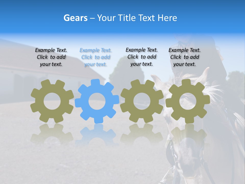 Sport Stallion Kid PowerPoint Template