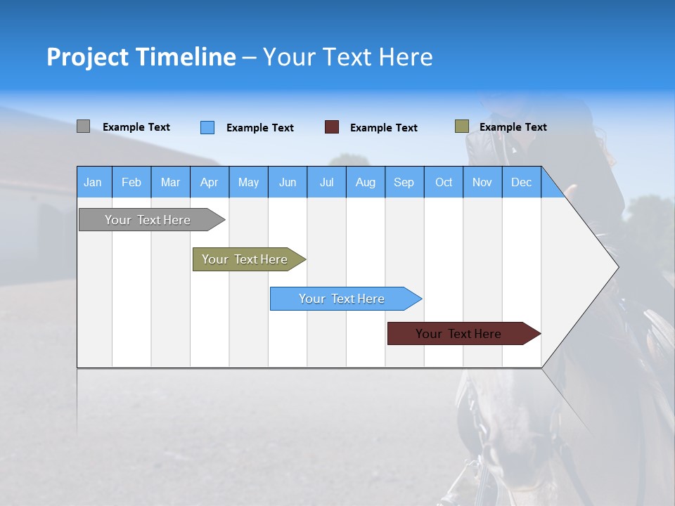 Sport Stallion Kid PowerPoint Template