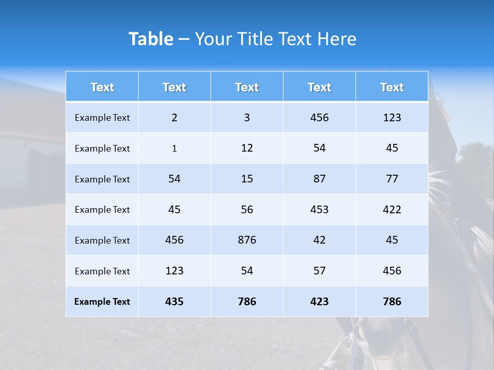 Sport Stallion Kid PowerPoint Template