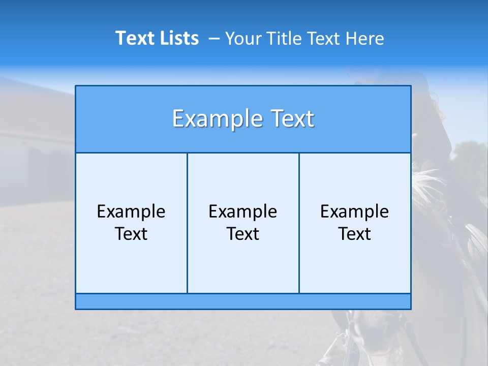 Sport Stallion Kid PowerPoint Template