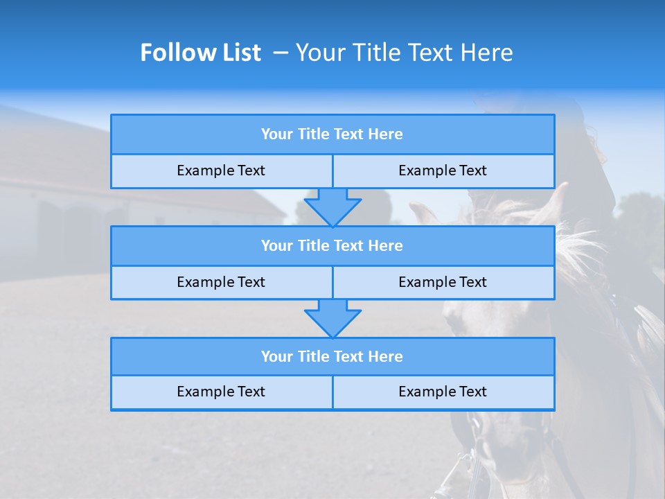 Sport Stallion Kid PowerPoint Template