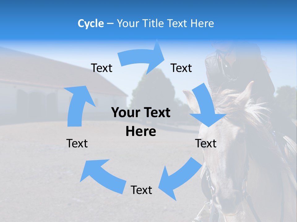 Sport Stallion Kid PowerPoint Template