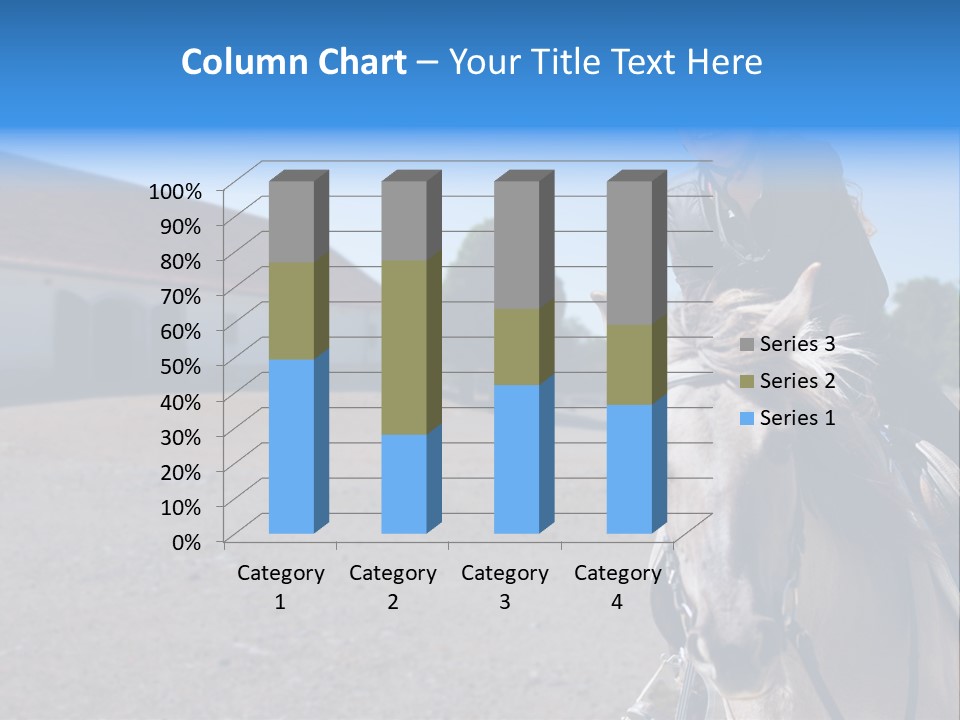 Sport Stallion Kid PowerPoint Template