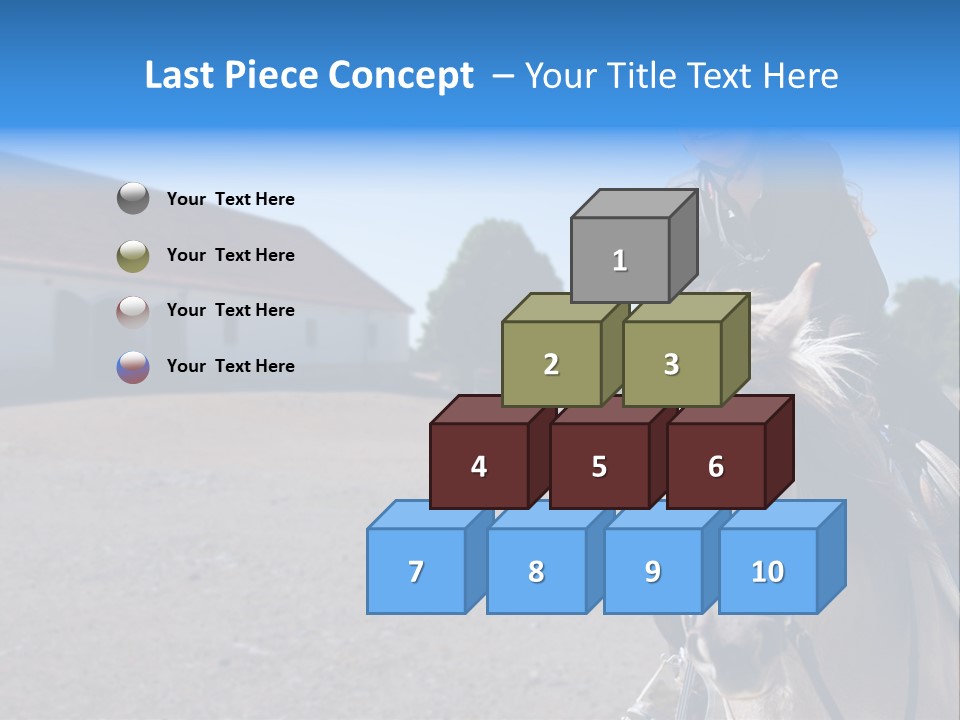 Sport Stallion Kid PowerPoint Template