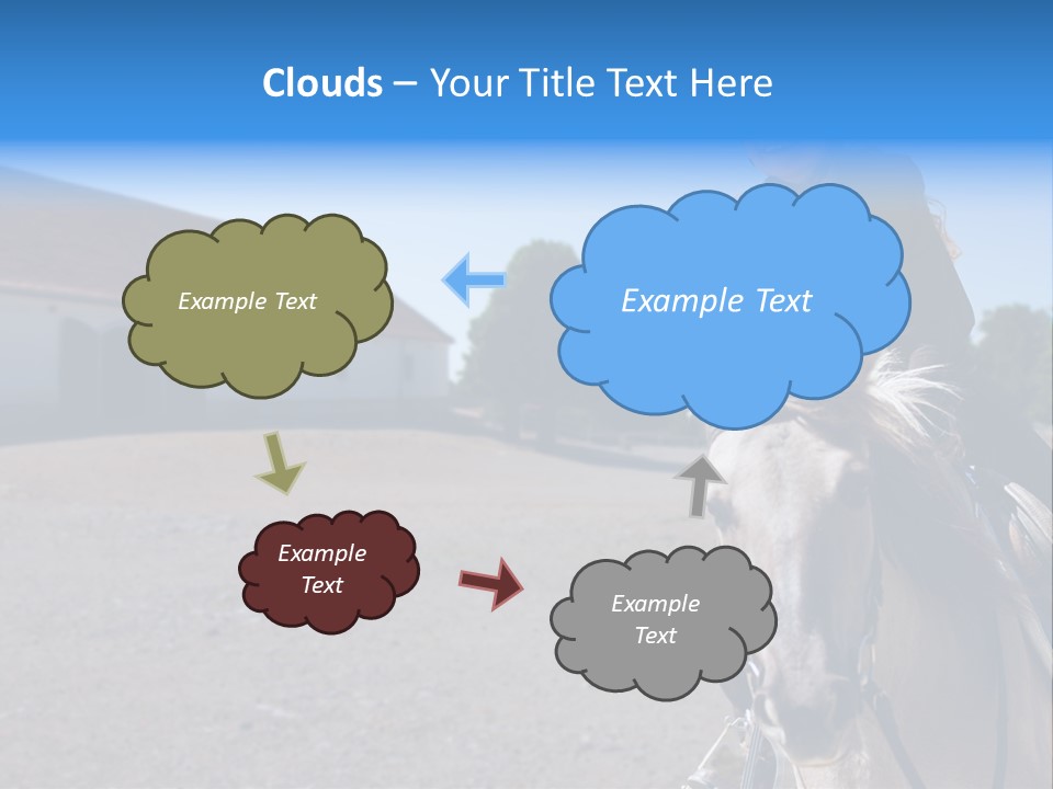 Sport Stallion Kid PowerPoint Template