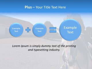 Sport Stallion Kid PowerPoint Template