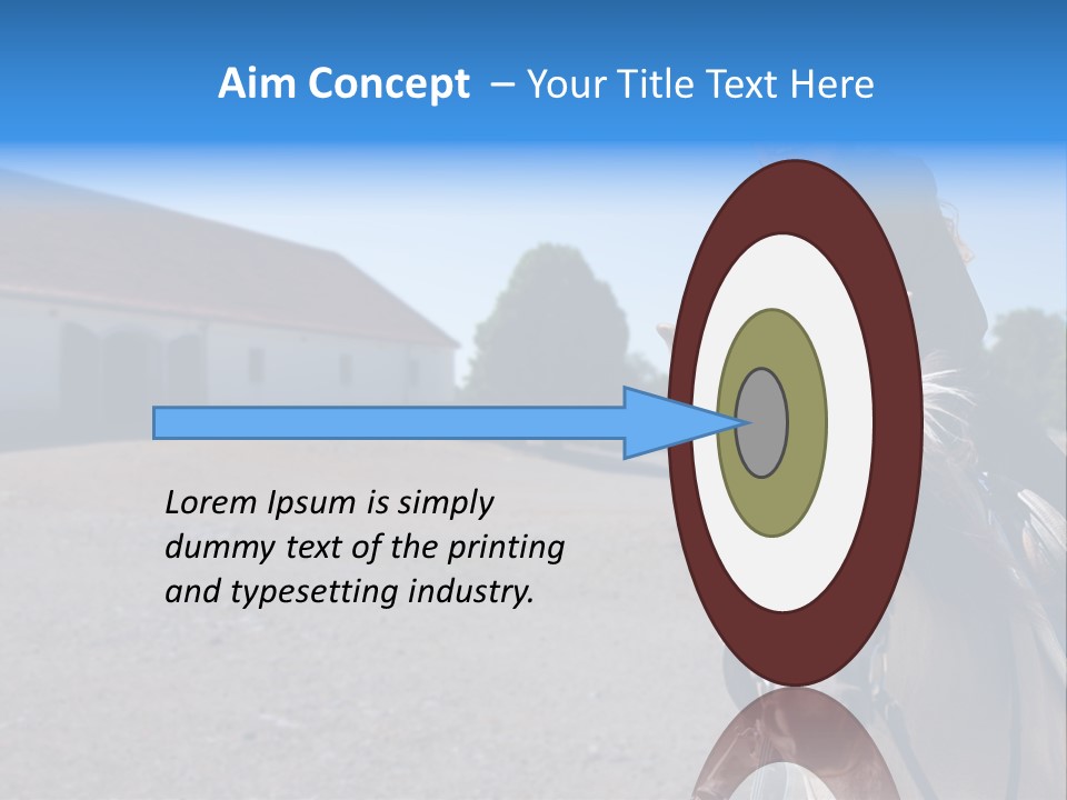 Sport Stallion Kid PowerPoint Template