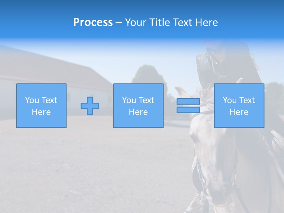 Sport Stallion Kid PowerPoint Template