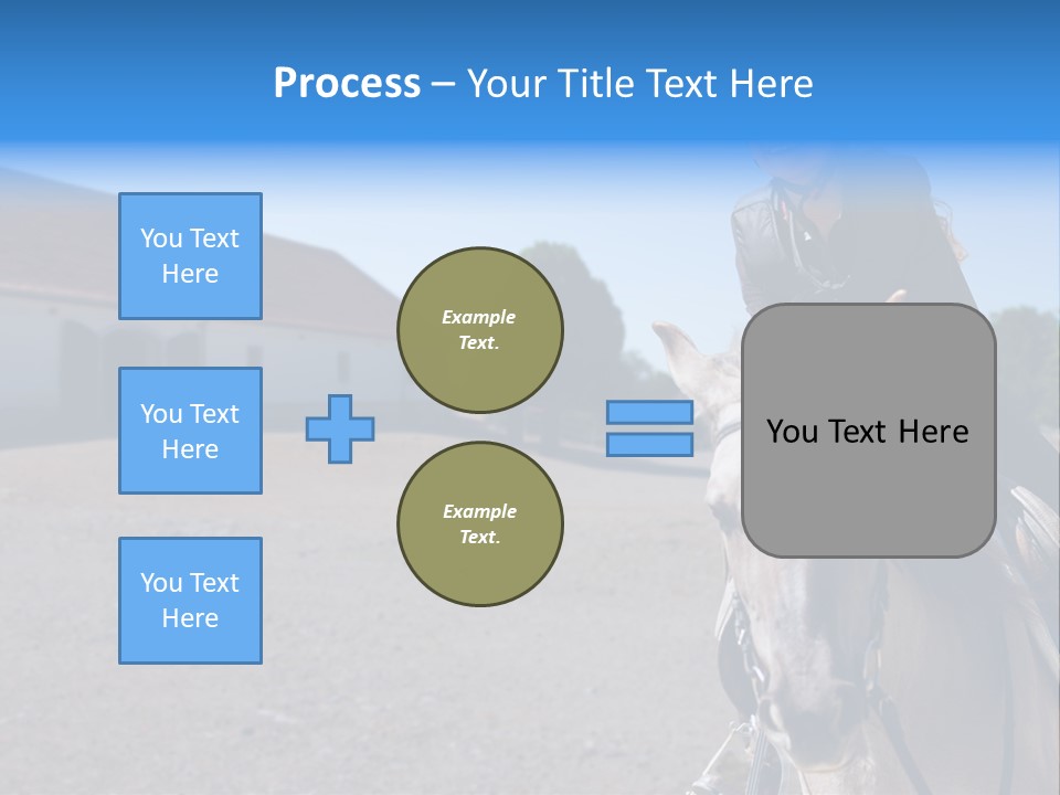 Sport Stallion Kid PowerPoint Template