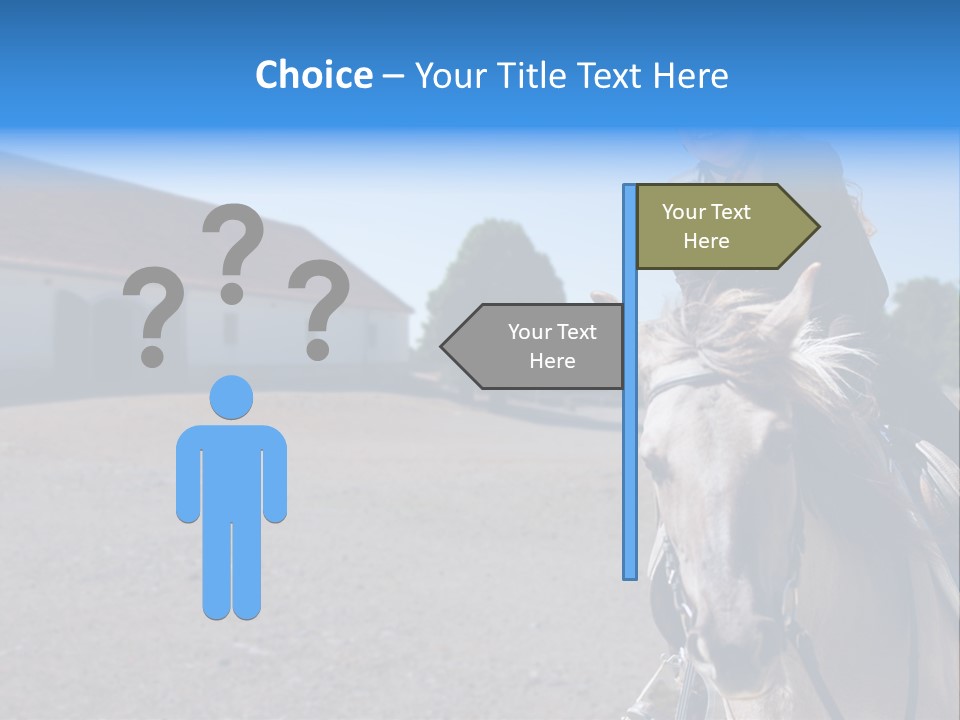 Sport Stallion Kid PowerPoint Template