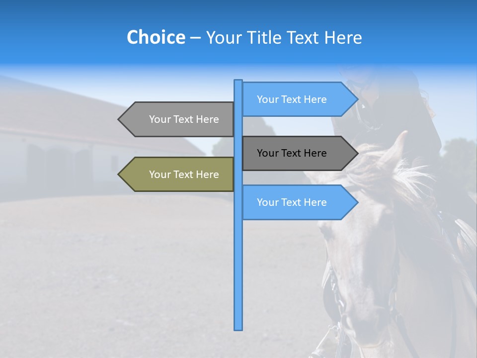 Sport Stallion Kid PowerPoint Template