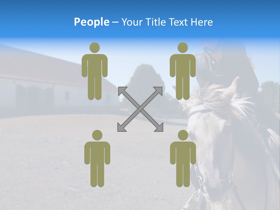 Sport Stallion Kid PowerPoint Template