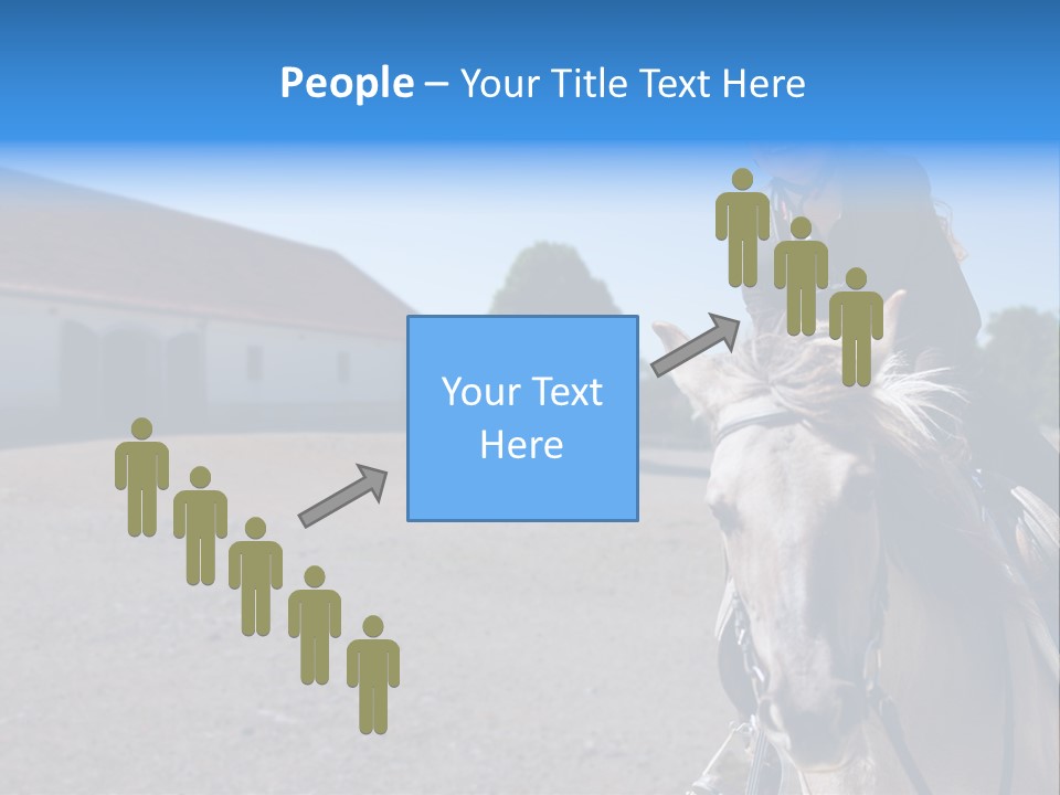 Sport Stallion Kid PowerPoint Template