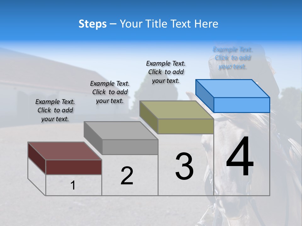 Sport Stallion Kid PowerPoint Template