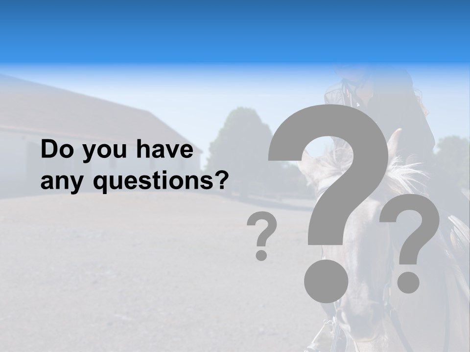 Sport Stallion Kid PowerPoint Template