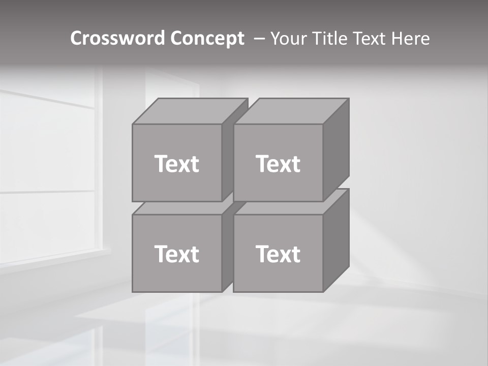 Hardwood Visualization Living PowerPoint Template
