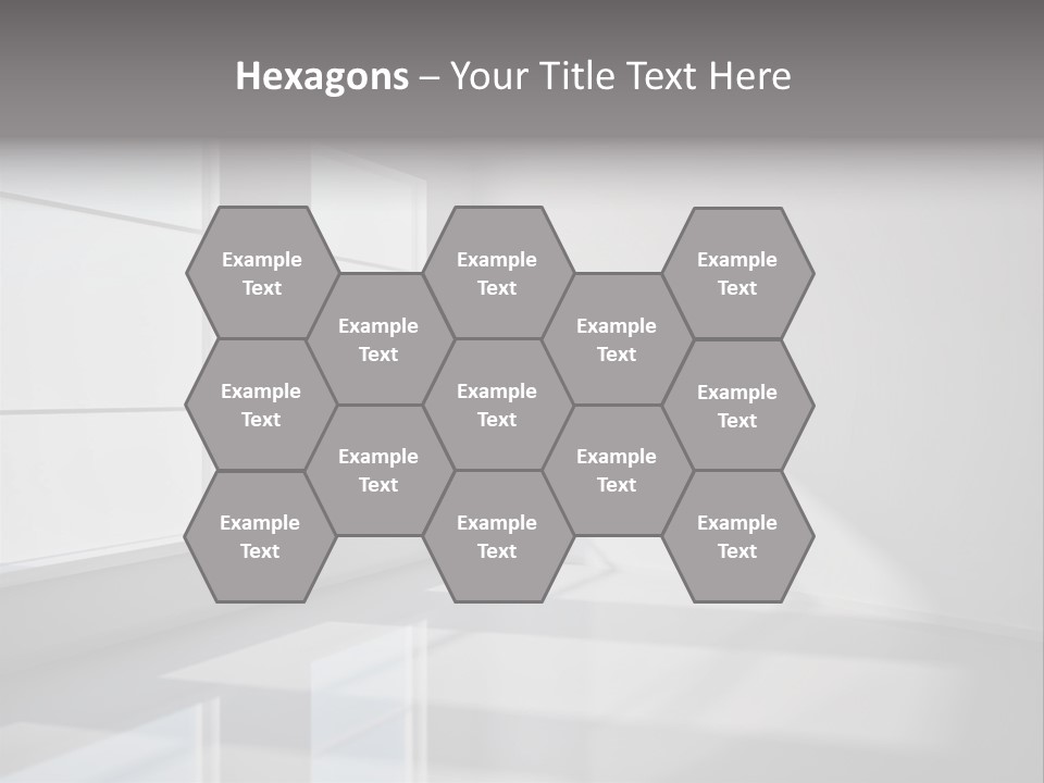 Hardwood Visualization Living PowerPoint Template