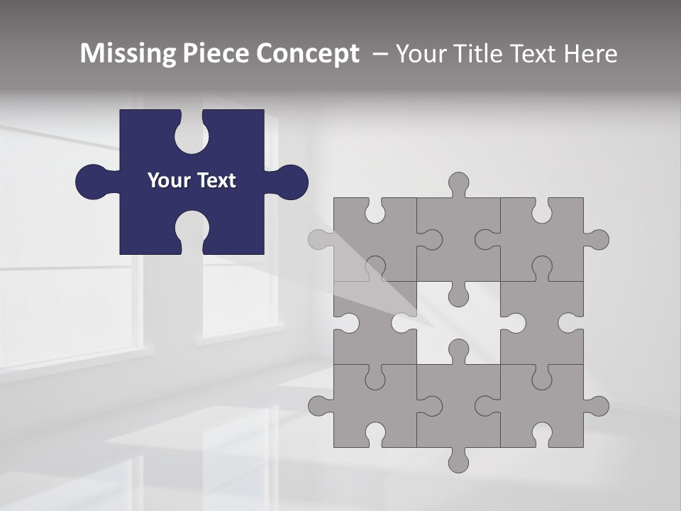 Hardwood Visualization Living PowerPoint Template